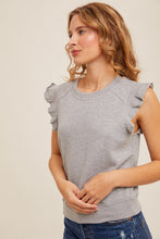 Load image into Gallery viewer, Ruffle Sleeve Tank