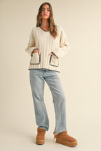 Load image into Gallery viewer, Wide Ribbed Stitch Detail Sweater