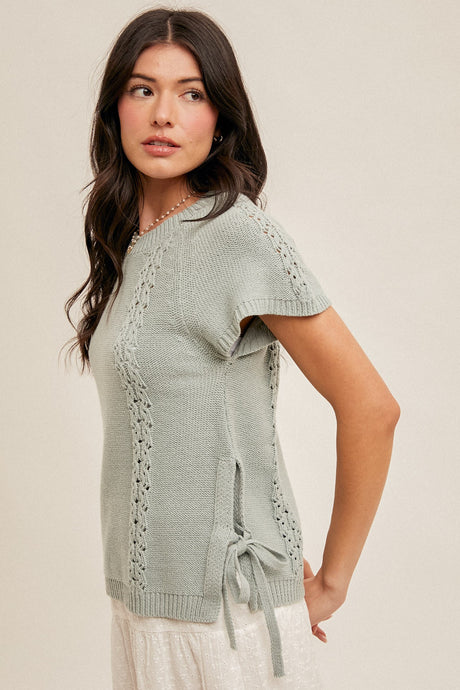 Raglan Sleeve Sweater Top