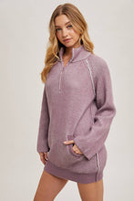 Load image into Gallery viewer, Kayla Half-Zipper Sweater