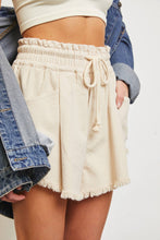 Load image into Gallery viewer, Frayed Hem High Waisted Shorts