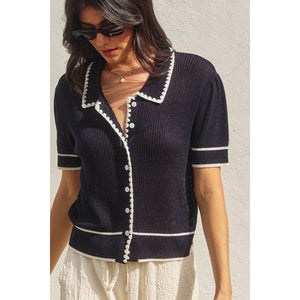 Bay Breeze Knit Top