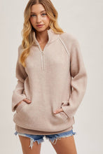 Load image into Gallery viewer, Kayla Half-Zipper Sweater