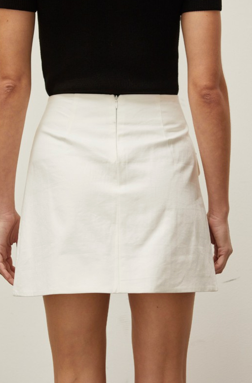 Arecia Wrapped Mini Skirt