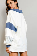 Load image into Gallery viewer, French Terry Color-Block Sweatshirt