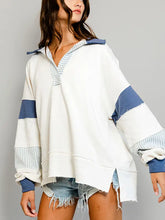 Load image into Gallery viewer, French Terry Color-Block Sweatshirt