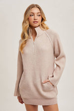 Load image into Gallery viewer, Kayla Half-Zipper Sweater