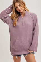 Load image into Gallery viewer, Kayla Half-Zipper Sweater