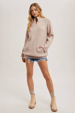 Load image into Gallery viewer, Kayla Half-Zipper Sweater